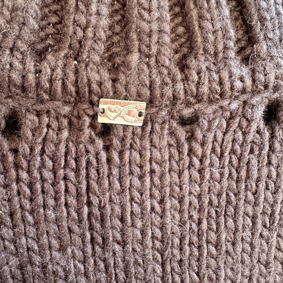 For Love and Lemons small Jules Sweater Dress in Black - Picture 7 of 10